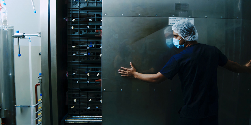EtO sterilization area for medical devices at BMC Medical Manufacturing
